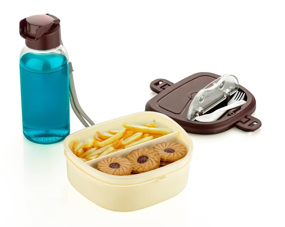     			iview kitchenware Kids/Adult/Office Plastic School Lunch Boxes 1 - Container ( Pack of 2 )