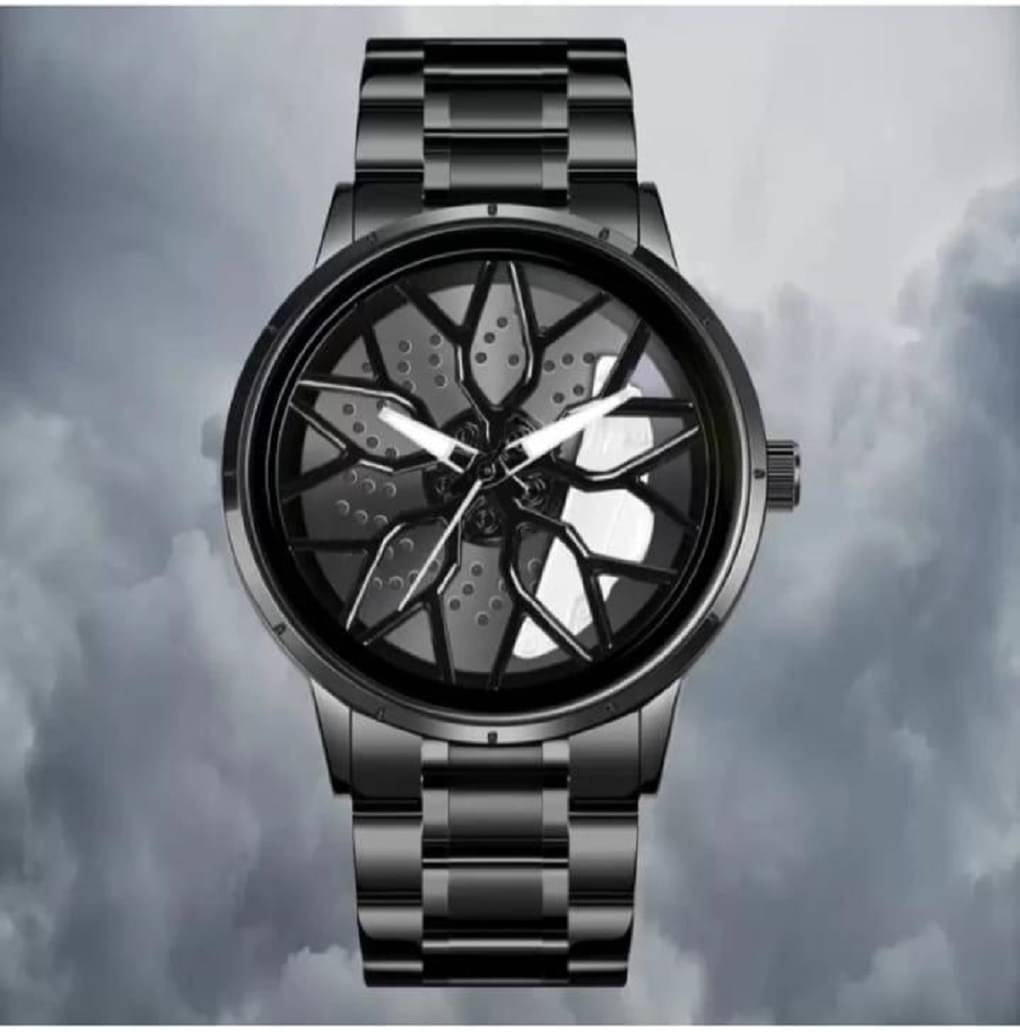     			kriss collection Black Metal Analog Men's Watch