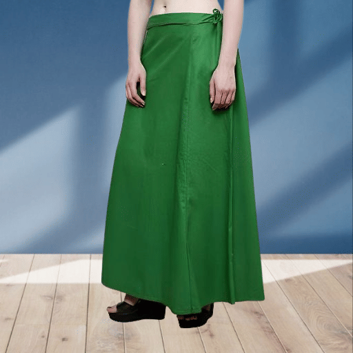 manidhari fab Cotton Petticoat ( Green , ) manidhari fab Cotton Petticoat ( Green , )