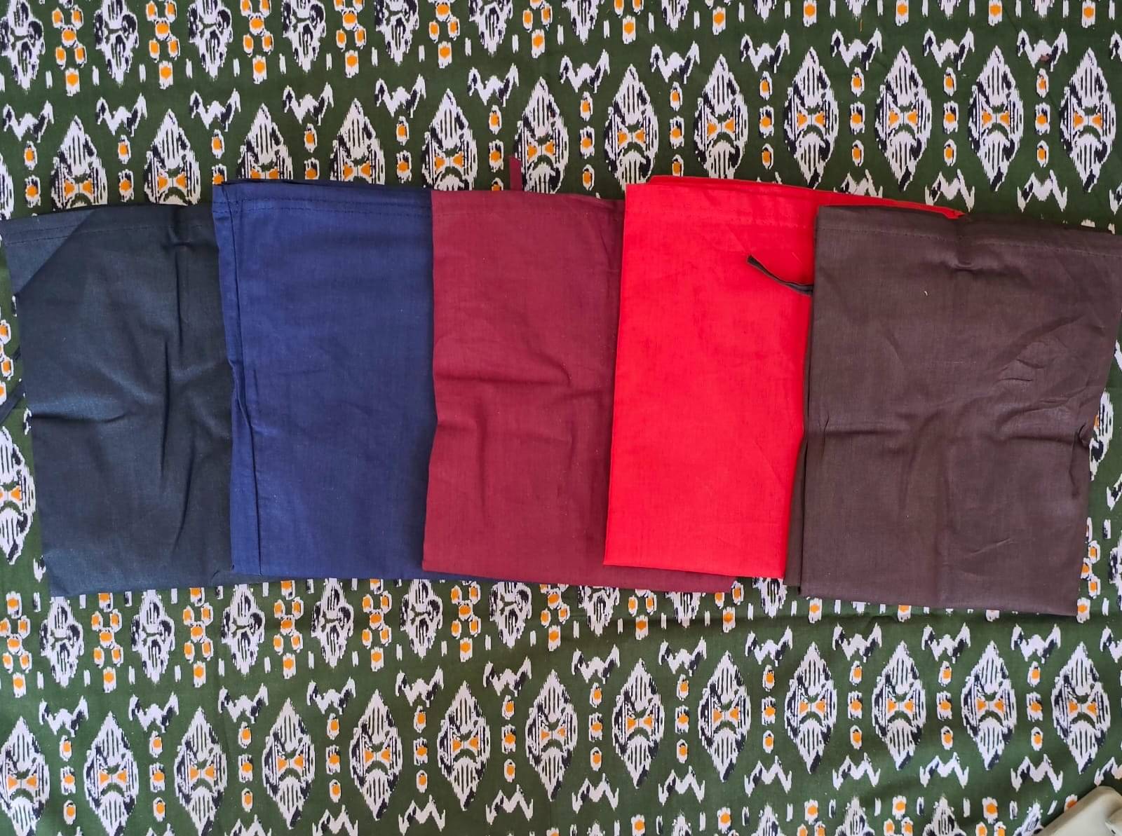 manidhari fab Multicoloured Cotton Petticoat - Pack of 5 manidhari fab Multicoloured Cotton Petticoat - Pack of 5