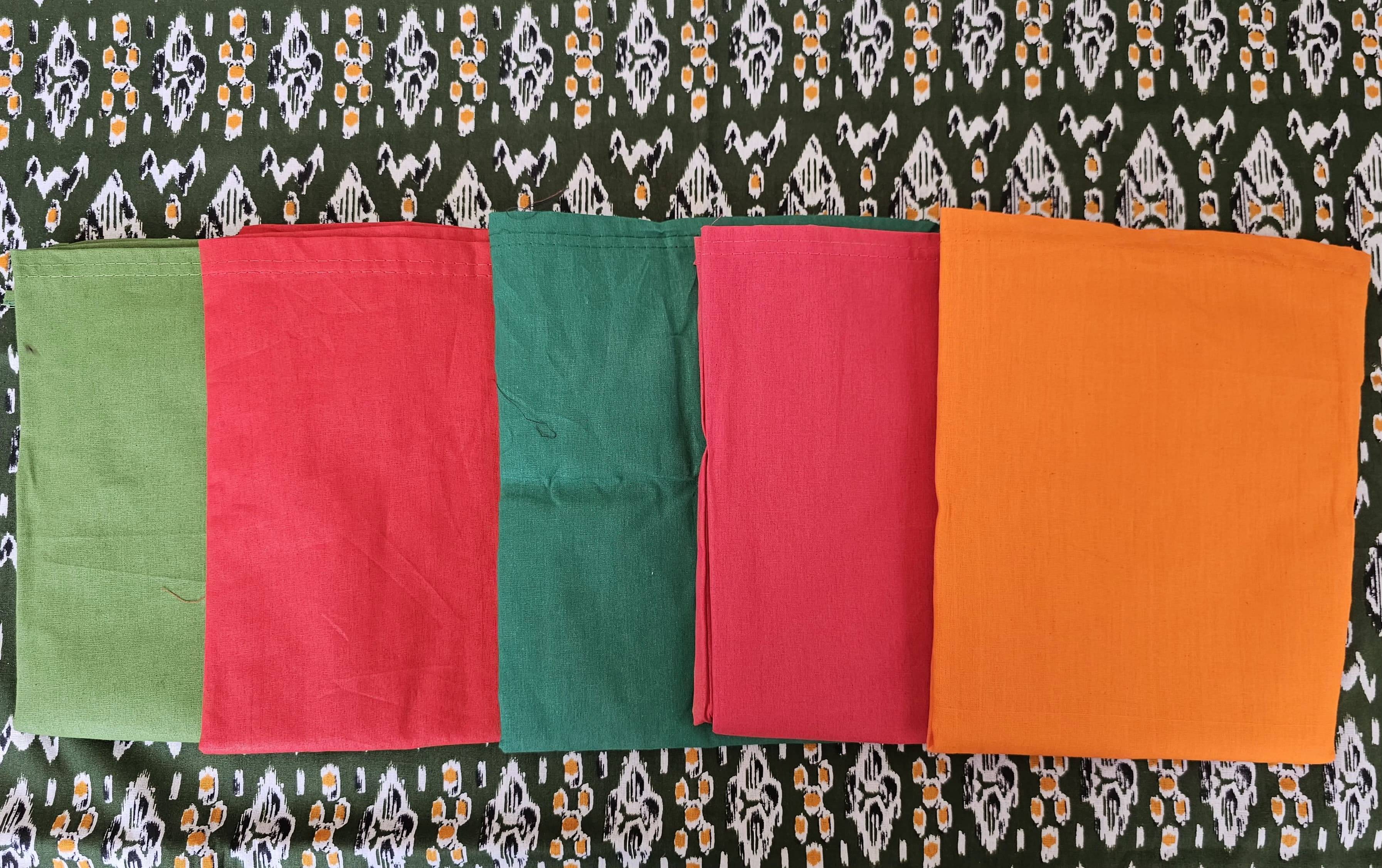 manidhari fab Multicoloured Cotton Petticoat - Pack of 5 manidhari fab Multicoloured Cotton Petticoat - Pack of 5