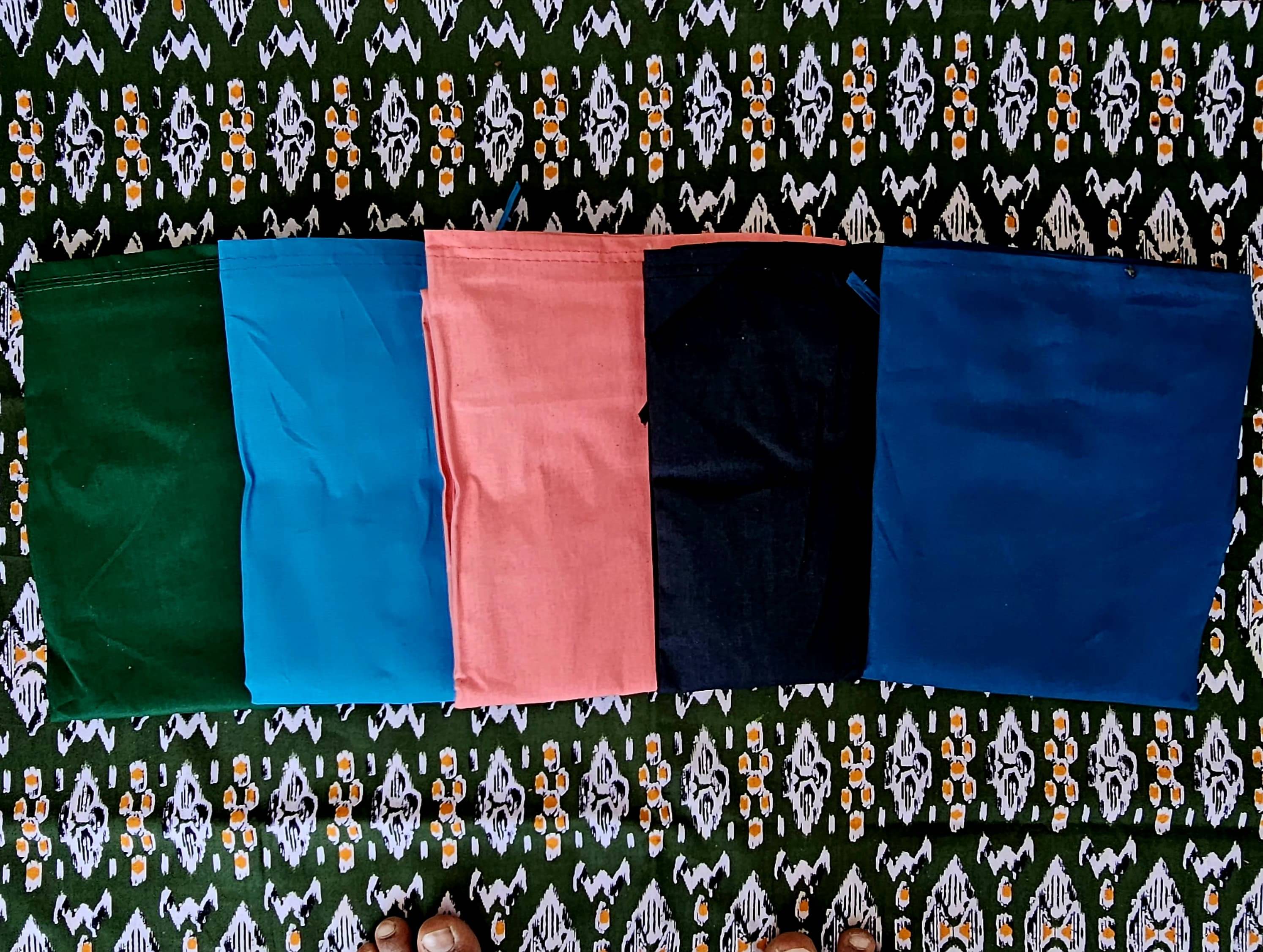 manidhari fab Multicoloured Cotton Petticoat - Pack of 5 manidhari fab Multicoloured Cotton Petticoat - Pack of 5