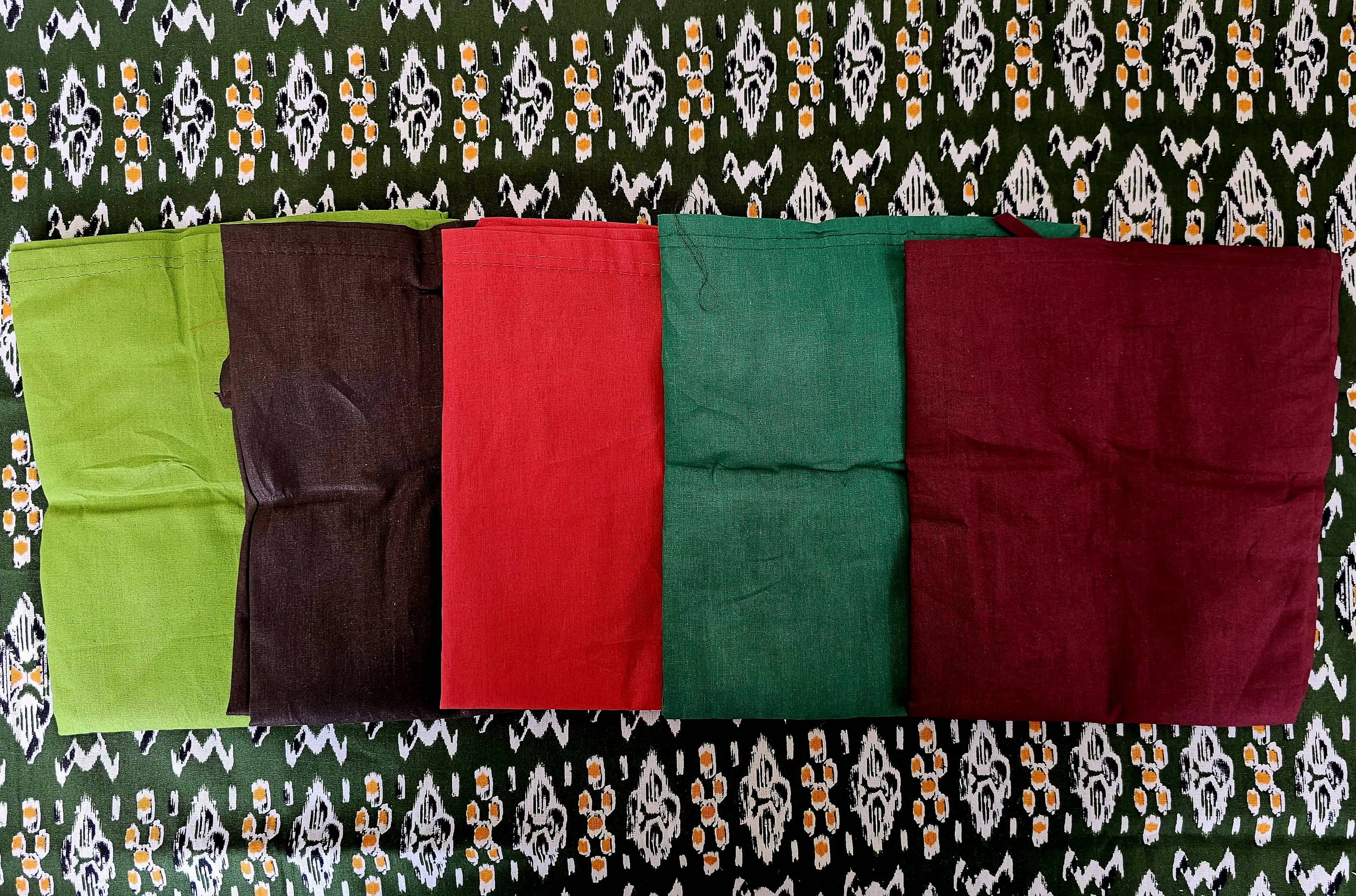     			manidhari fab Multicoloured Cotton Petticoat - Pack of 5