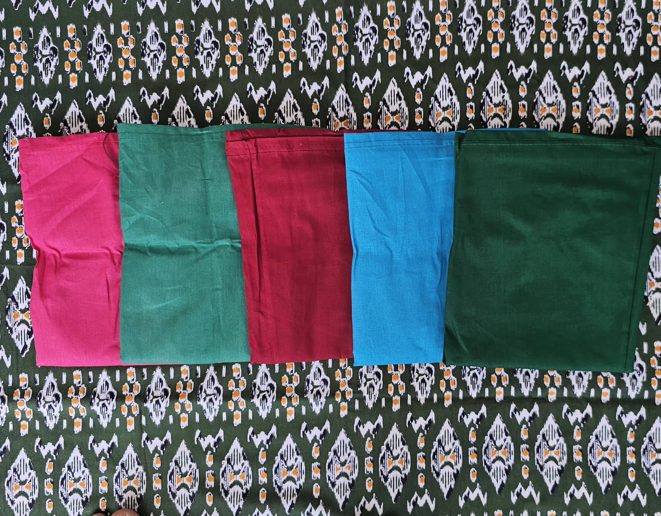     			manidhari fab Multicoloured Cotton Petticoat - Pack of 5