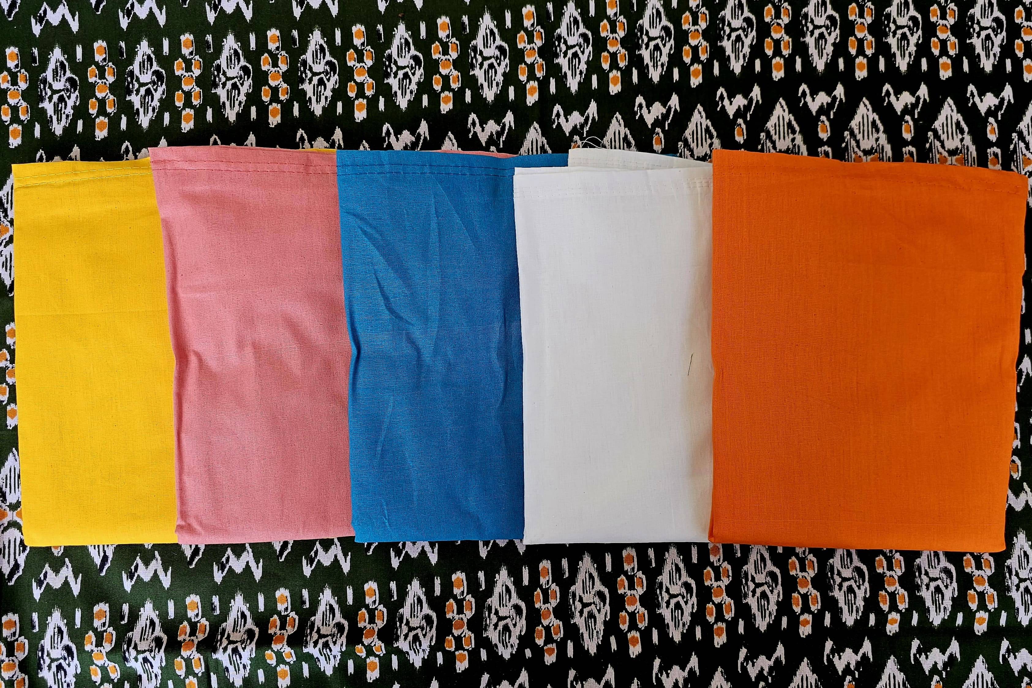     			manidhari fab Multicoloured Cotton Petticoat - Pack of 5