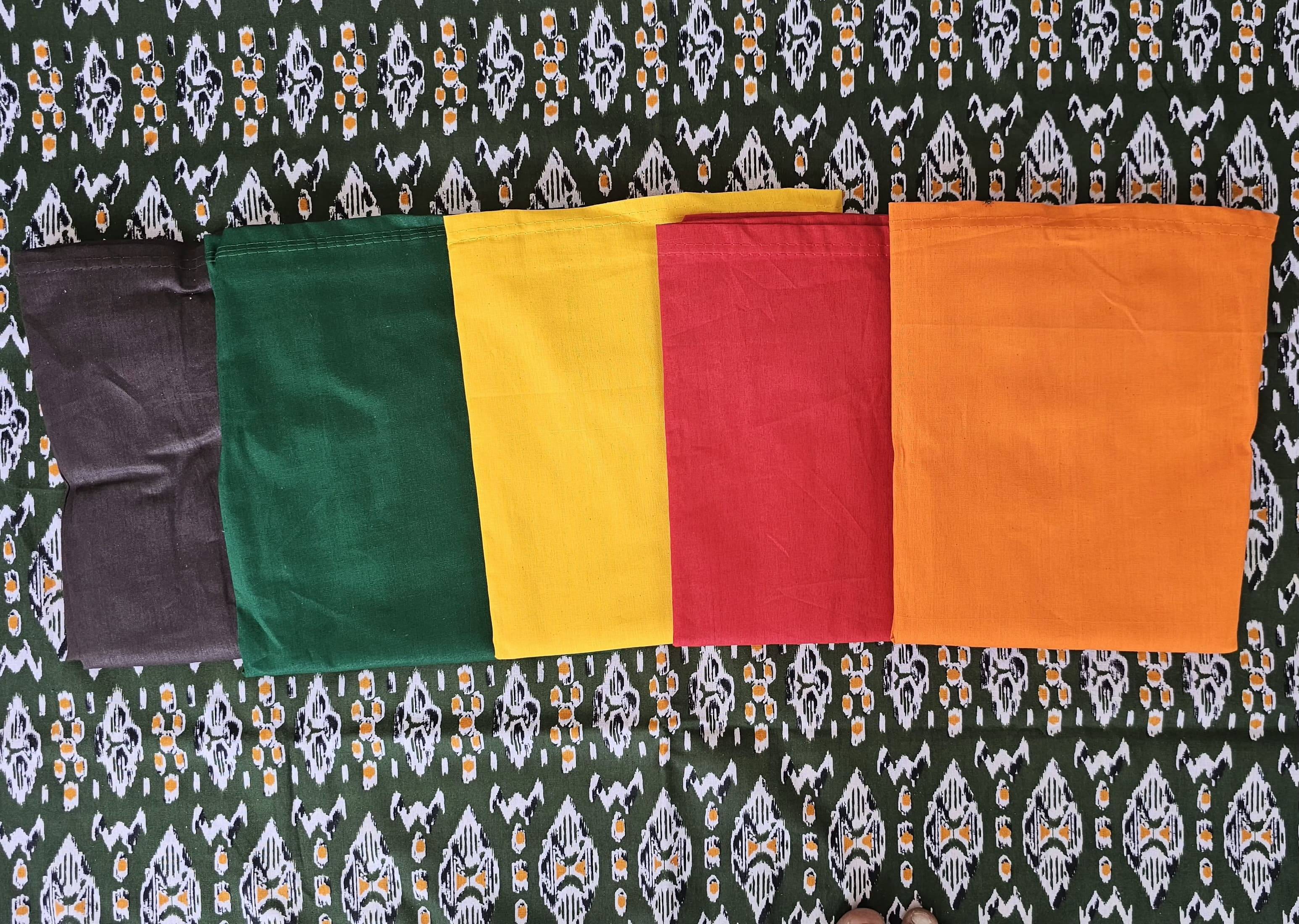     			manidhari fab Multicoloured Cotton Petticoat - Pack of 5