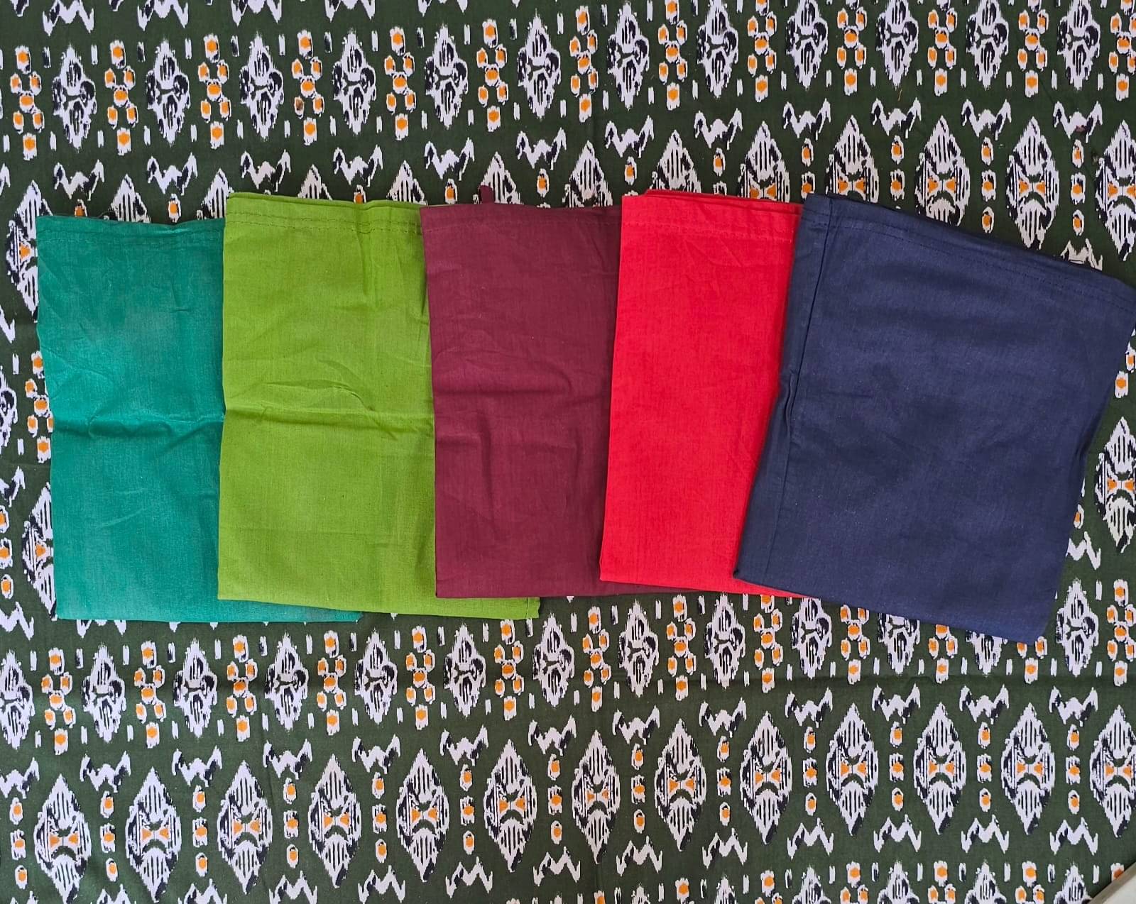     			manidhari fab Multicoloured Cotton Petticoat - Pack of 5