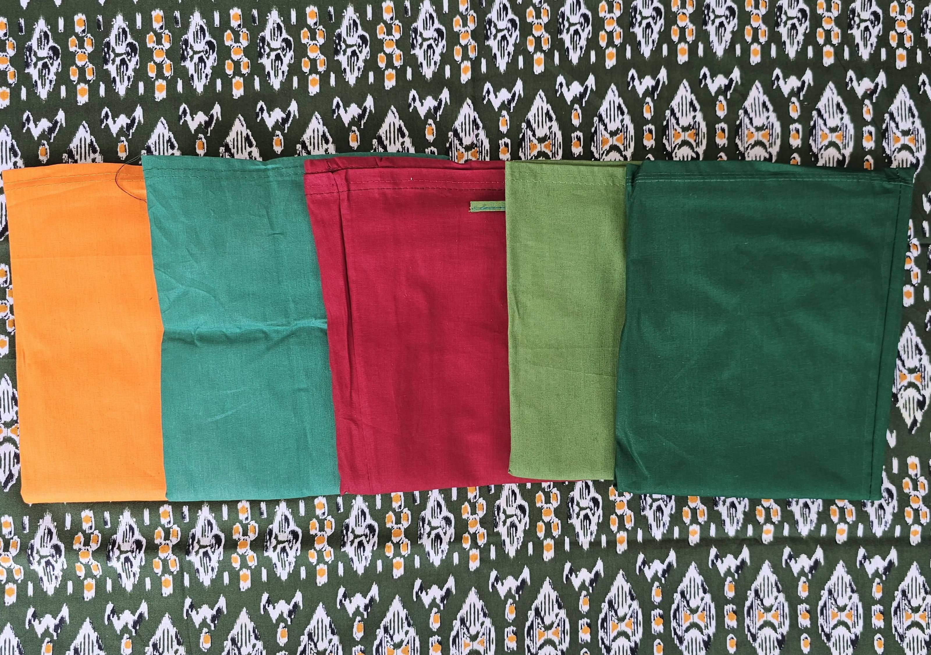     			manidhari fab Multicoloured Cotton Petticoat - Pack of 5