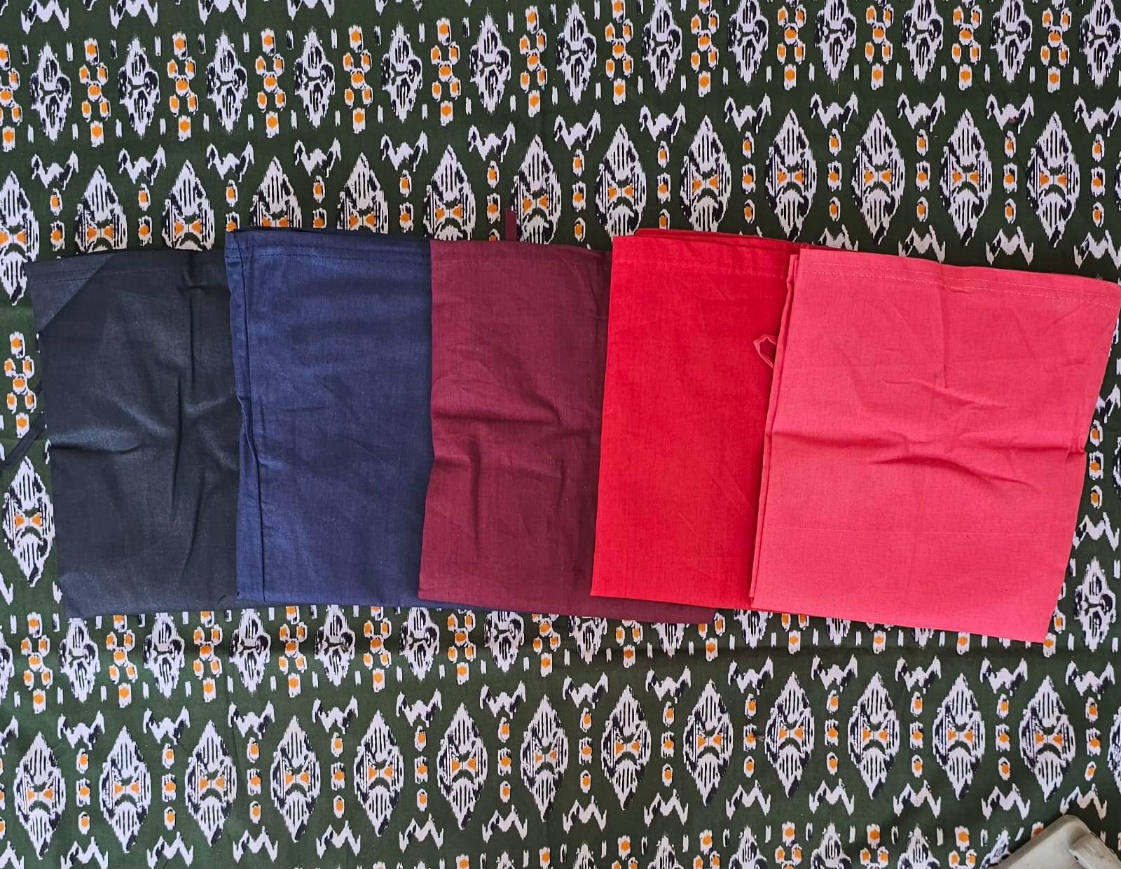     			manidhari fab Multicoloured Cotton Petticoat - Pack of 5