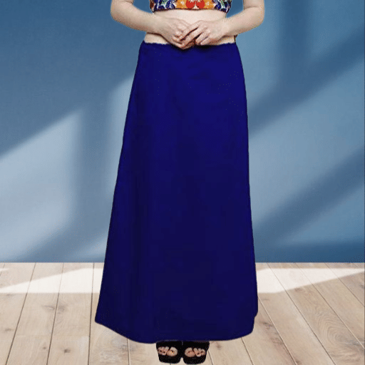 manidhari fab Navy Cotton Petticoat - Single     			manidhari fab Navy Cotton Petticoat - Single