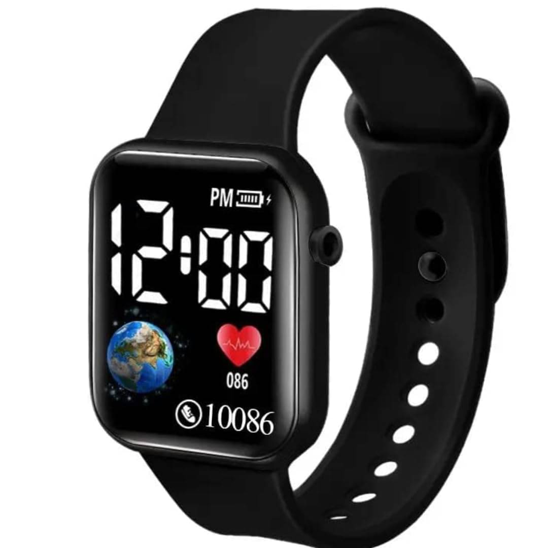 ALNA TURA Black Dial Digital Girls Watch ( Pack of 1 ) ALNA TURA Black Dial Digital Girls Watch ( Pack of 1 )