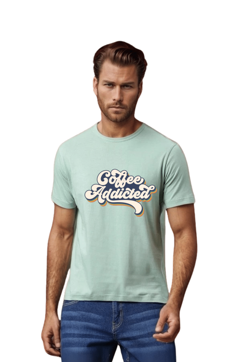     			BLUEFICUS Men Polyester Regular Fit Printed T-Shirt ( Sea Green )