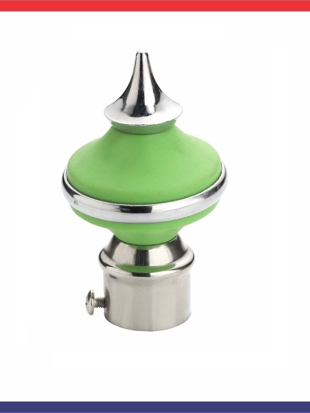     			Bzcarts Multicolor Stainless Steel Single Rod Bracket ( Pack of 1 )