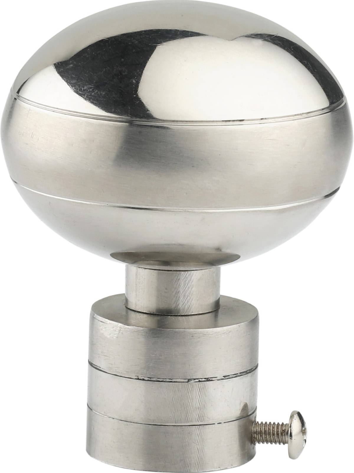 Bzcarts Silver Stainless Steel Single Rod Bracket ( Pack of 1 ) Bzcarts Silver Stainless Steel Single Rod Bracket ( Pack of 1 )