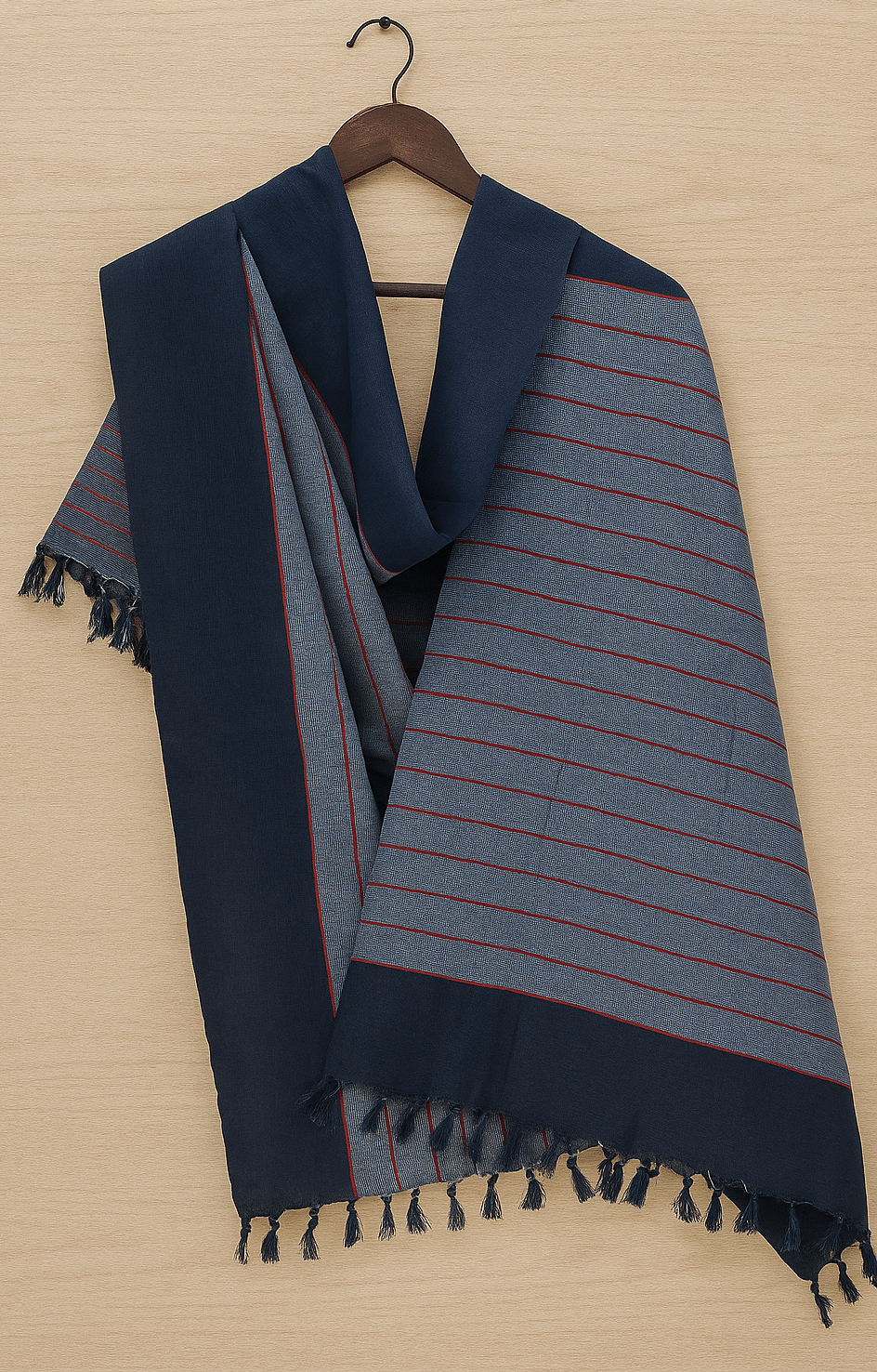 Dhaga Vishwas Ka Blue Cotton Women's Stole ( Pack of 1 ) Dhaga Vishwas Ka Blue Cotton Women's Stole ( Pack of 1 )