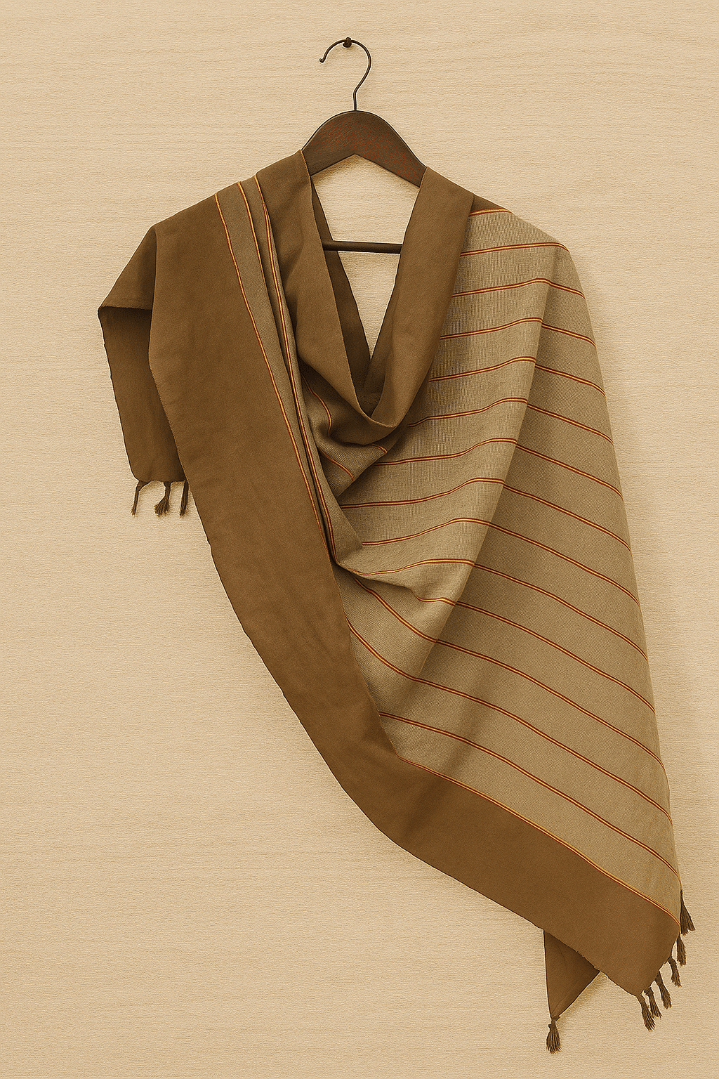 Dhaga Vishwas Ka Brown Cotton Women's Stole ( Pack of 1 ) Dhaga Vishwas Ka Brown Cotton Women's Stole ( Pack of 1 )
