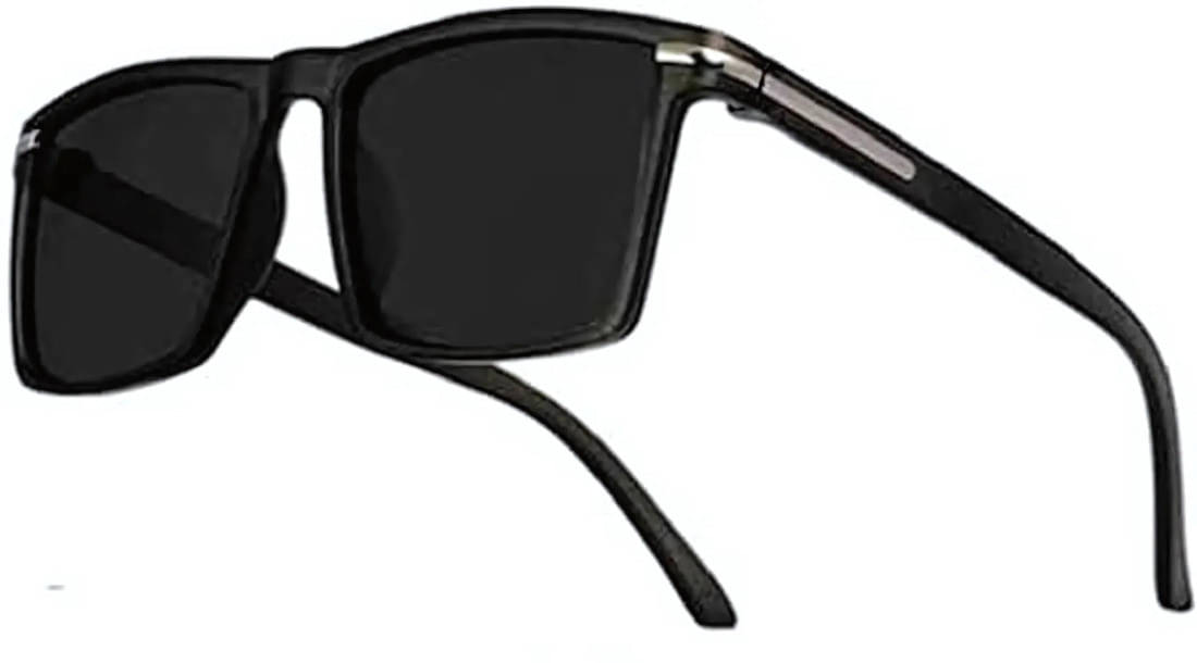     			Dyana Core Black Square Sunglasses ( Pack of 1 )