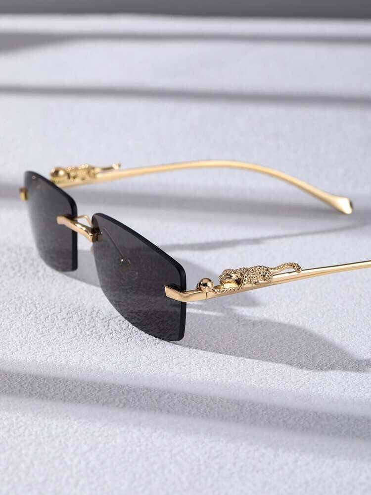     			Dyana Core Gold Rectangular Sunglasses ( Pack of 1 )