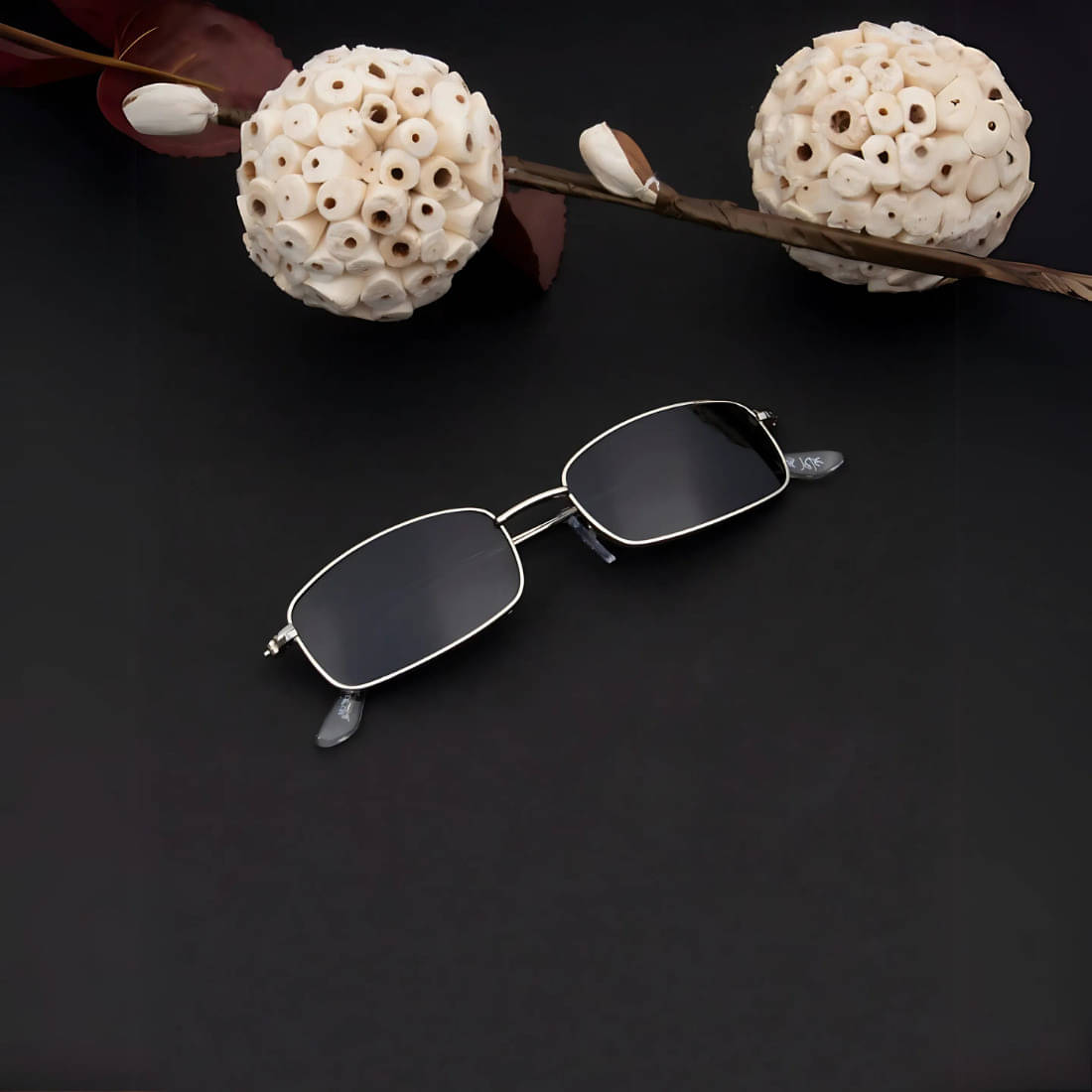     			Dyana Core Silver Rectangular Sunglasses ( Pack of 1 )