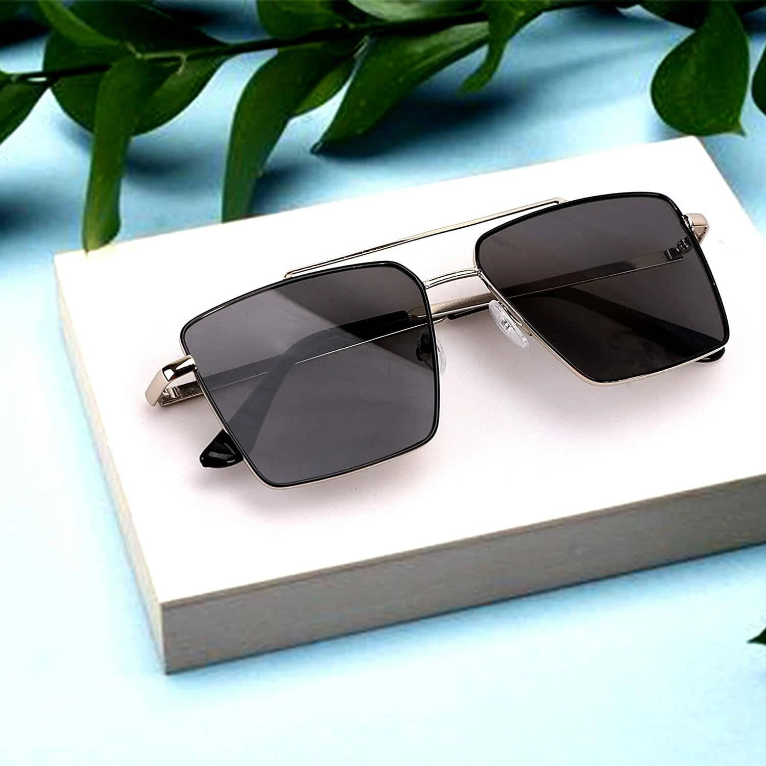     			Dyana Core Silver Square Sunglasses ( Pack of 1 )