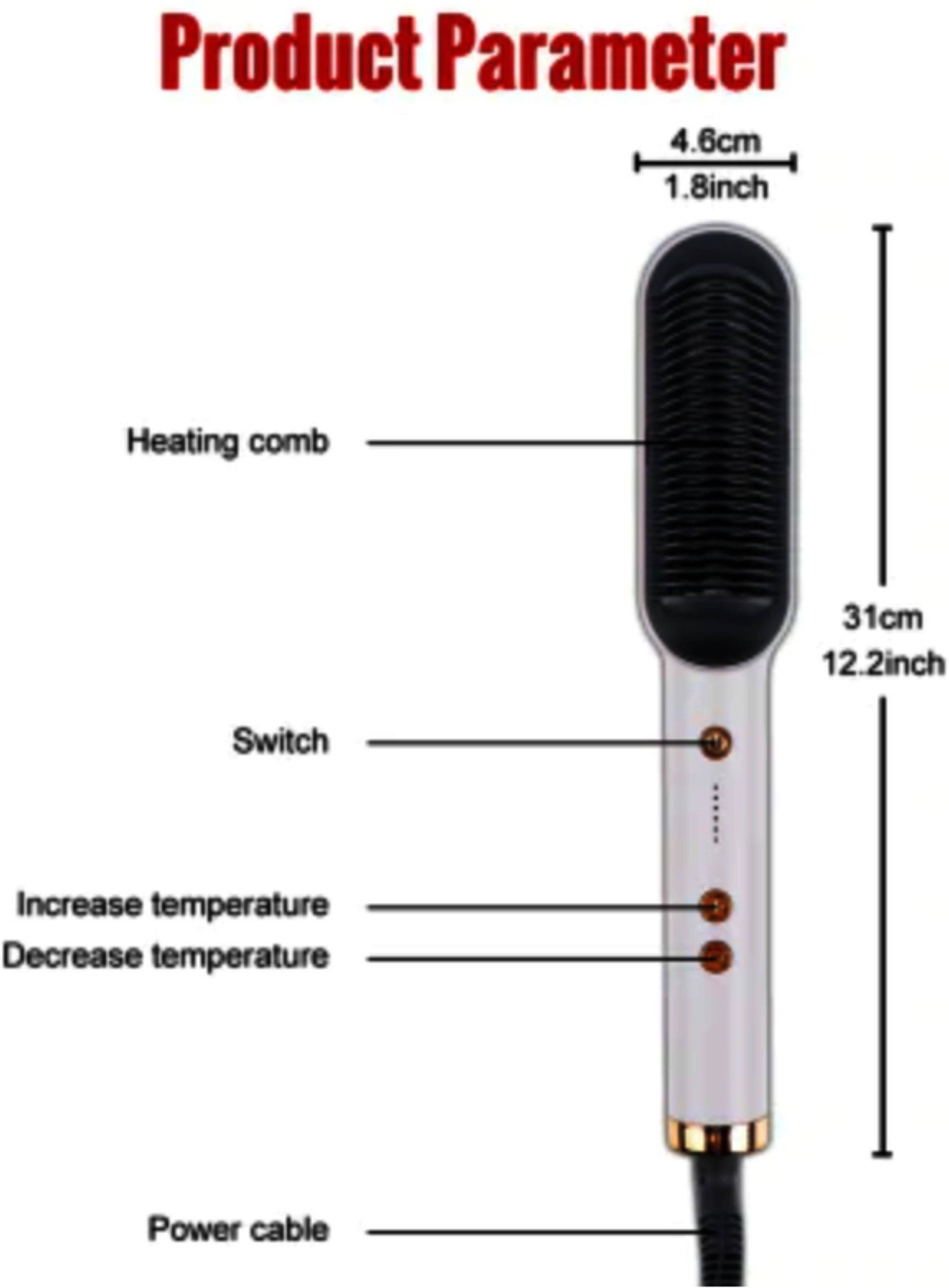     			FITAZA D-0011we Multicolor Hair Straightener