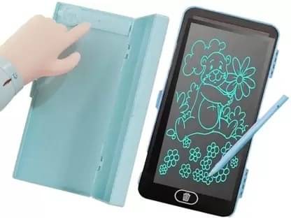 Freedy Lcd Tablet Toy with Compass Box for Kids Erasable Drawing Pad with Lock Function  (Multicolor)     			Freedy Lcd Tablet Toy with Compass Box for Kids Erasable Drawing Pad with Lock Function  (Multicolor)