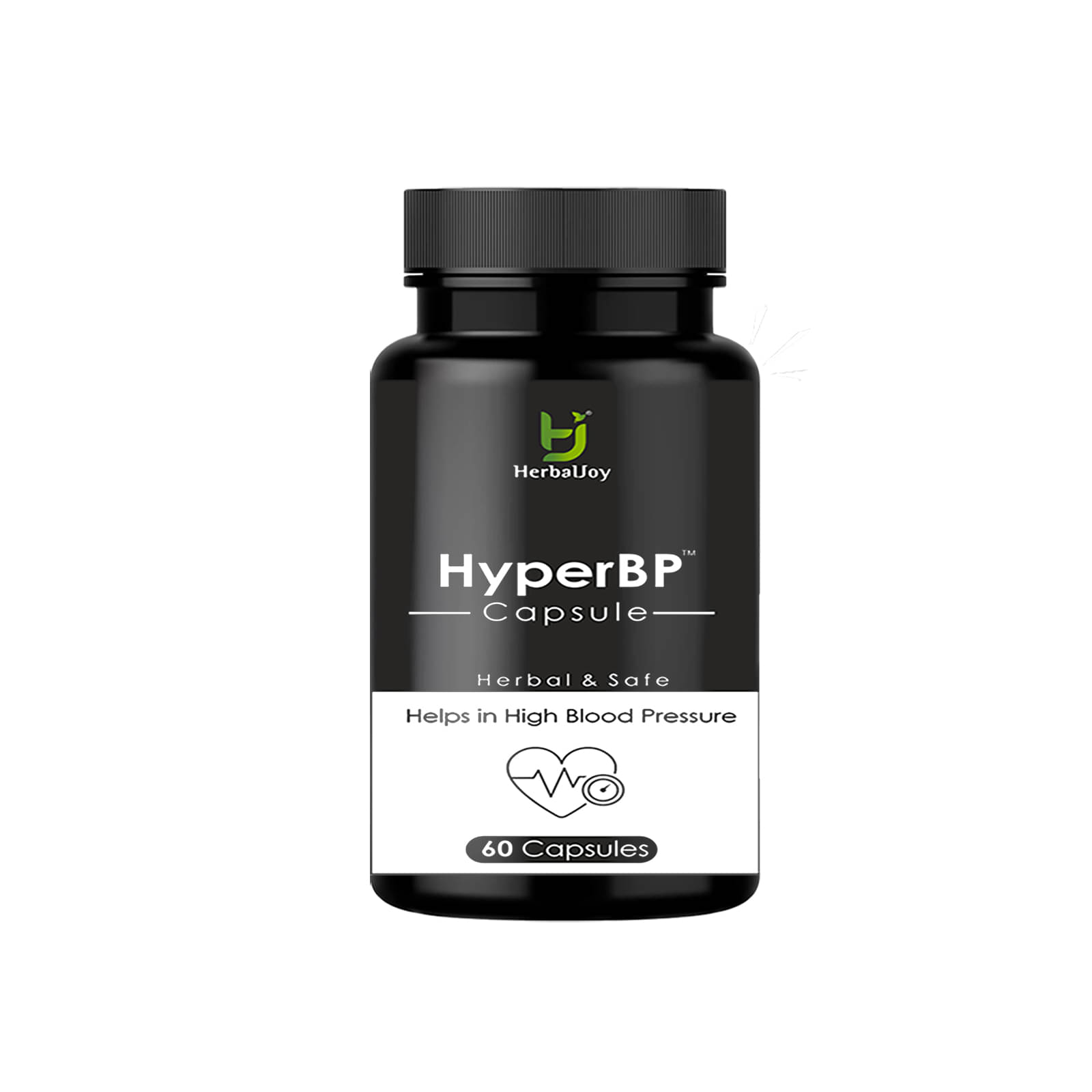     			Herbaljoy Hyperbp Capsules For Hypertension Management 60 No.S (Pack of 1)