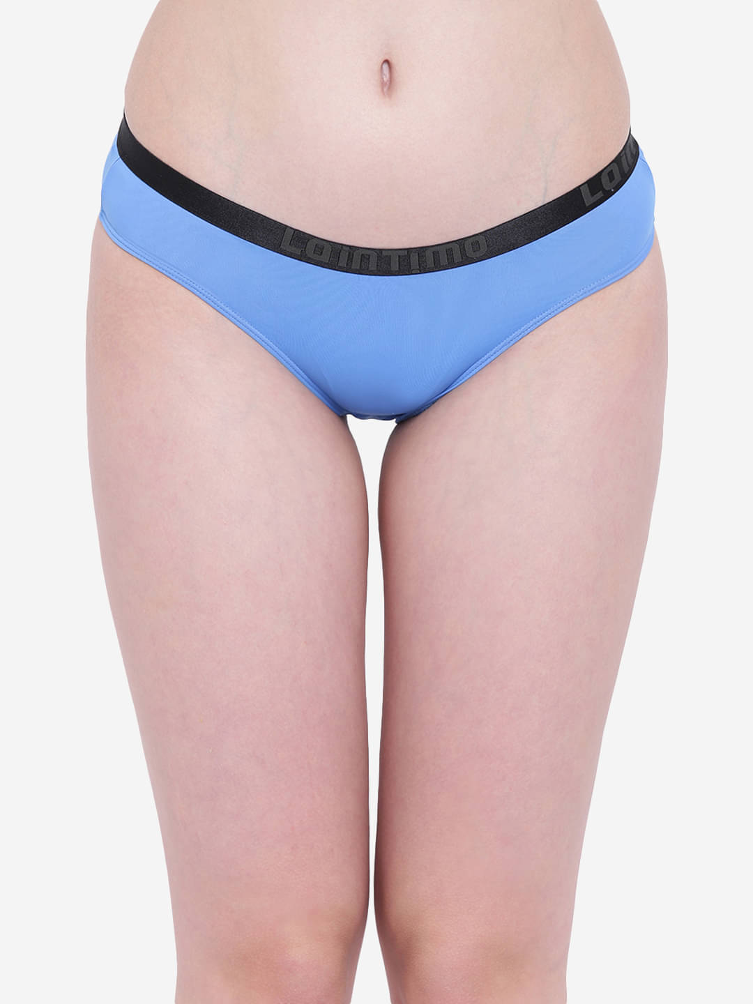 La Intimo Pack of 1 Nylon Bikini For Women ( Blue ) La Intimo Pack of 1 Nylon Bikini For Women ( Blue )