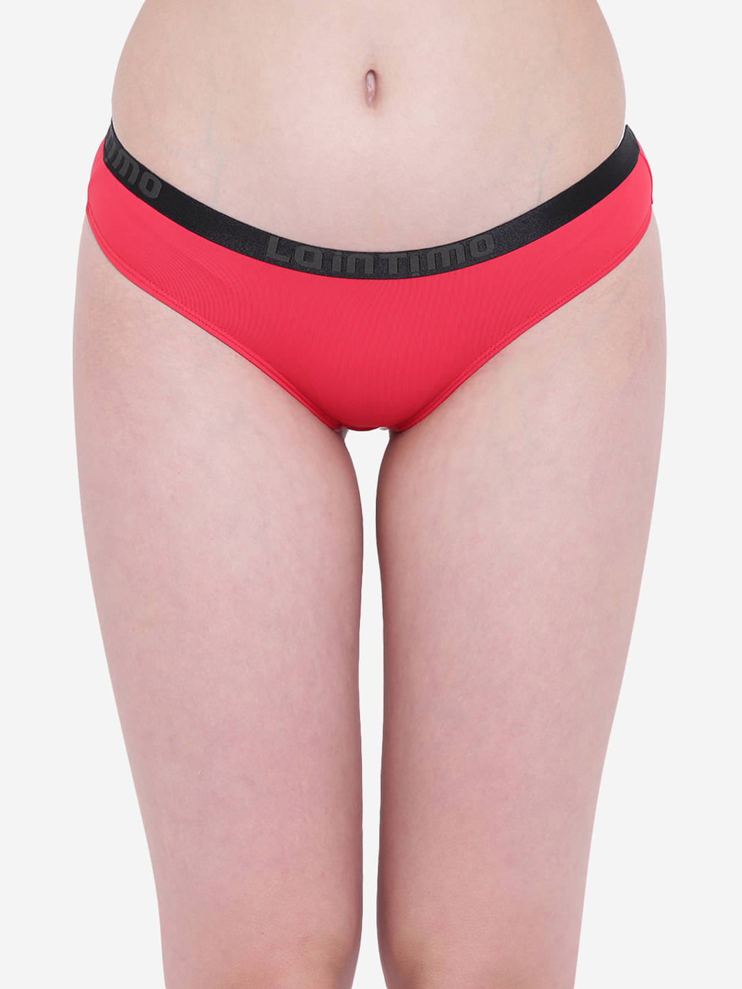 La Intimo Pack of 1 Nylon Bikini For Women ( Red ) La Intimo Pack of 1 Nylon Bikini For Women ( Red )