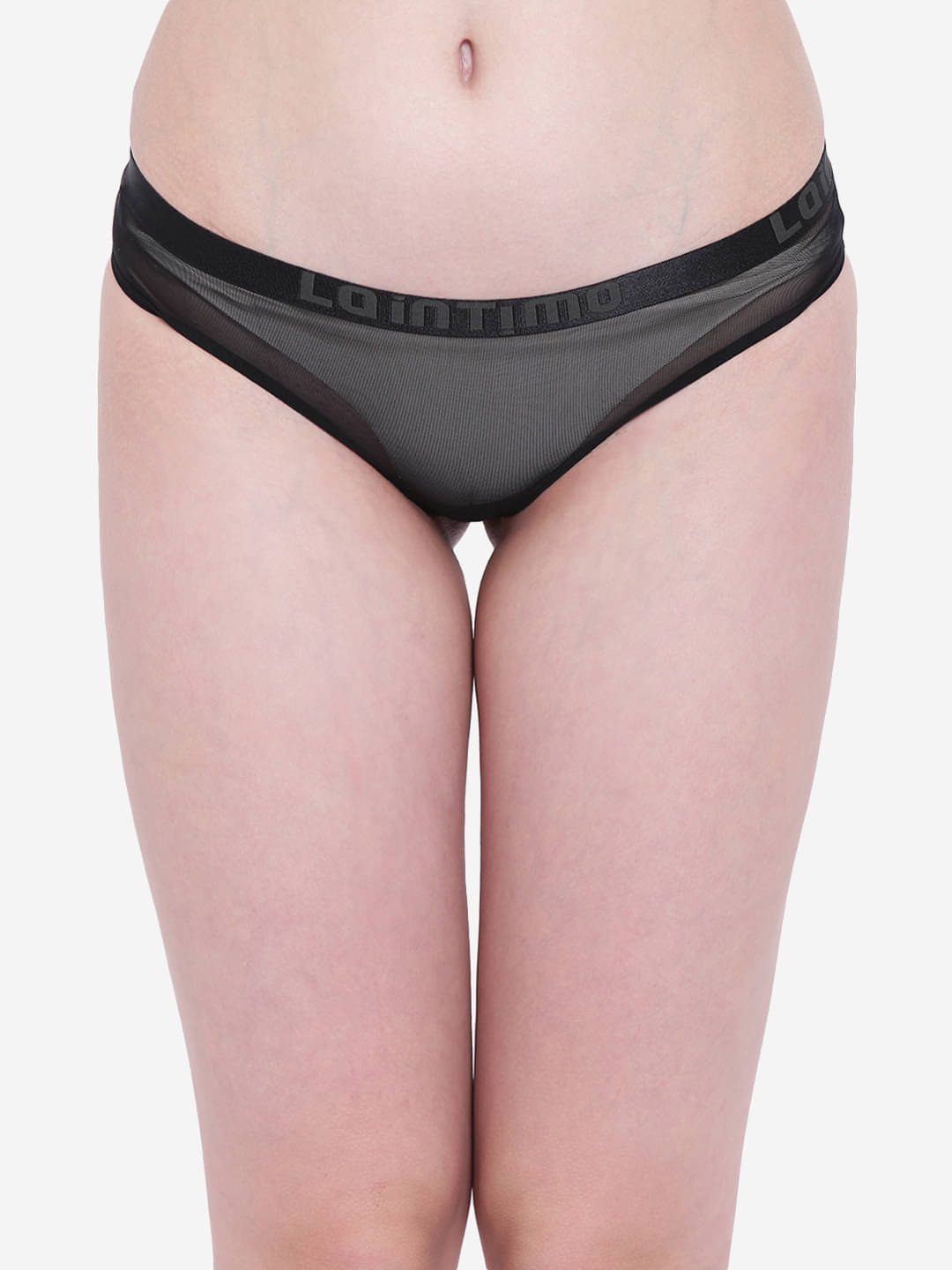     			La Intimo Pack of 1 Nylon Boy Shorts For Women ( Black )
