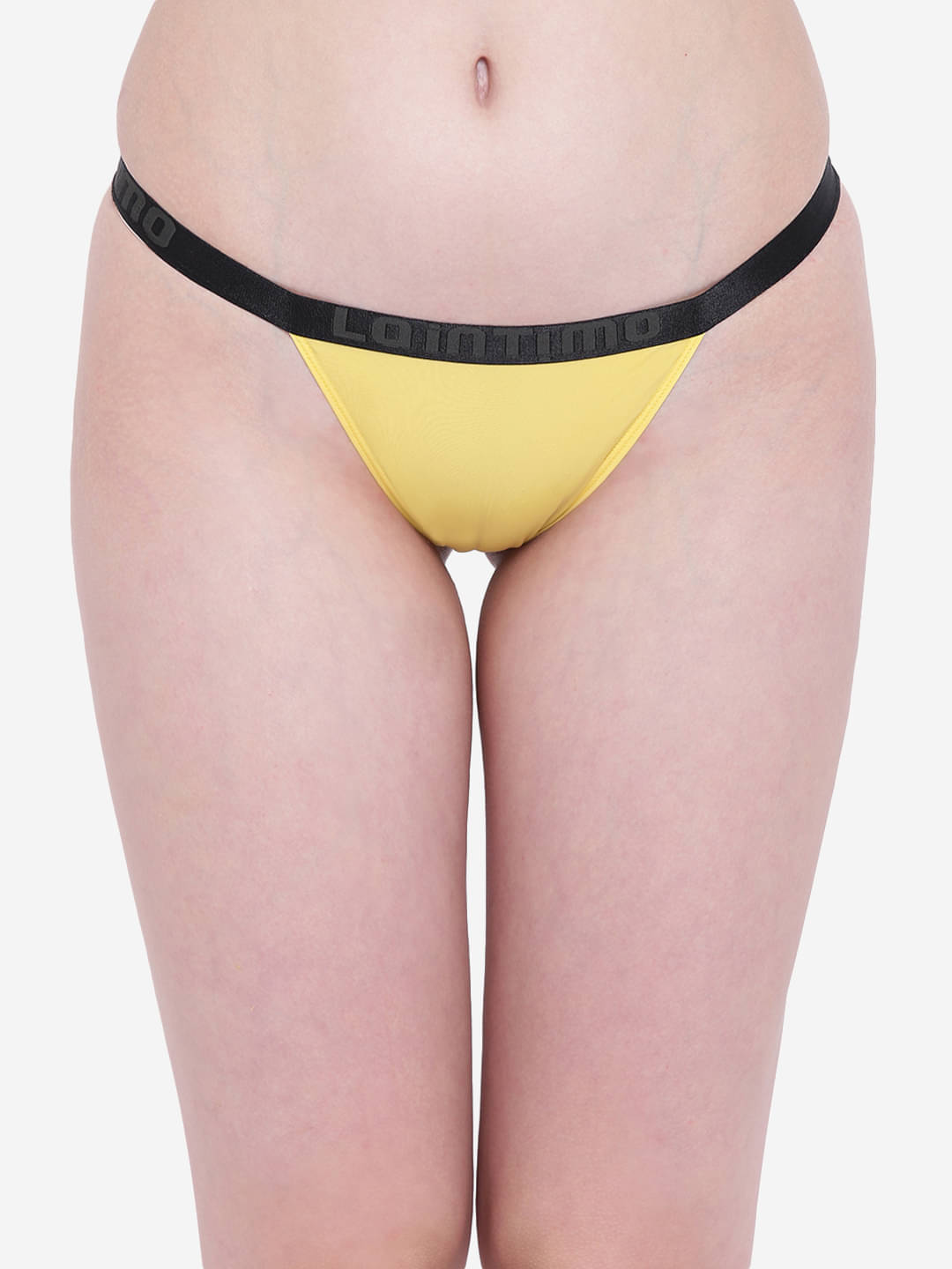 La Intimo Pack of 1 Nylon Bikini For Women ( Yellow ) La Intimo Pack of 1 Nylon Bikini For Women ( Yellow )