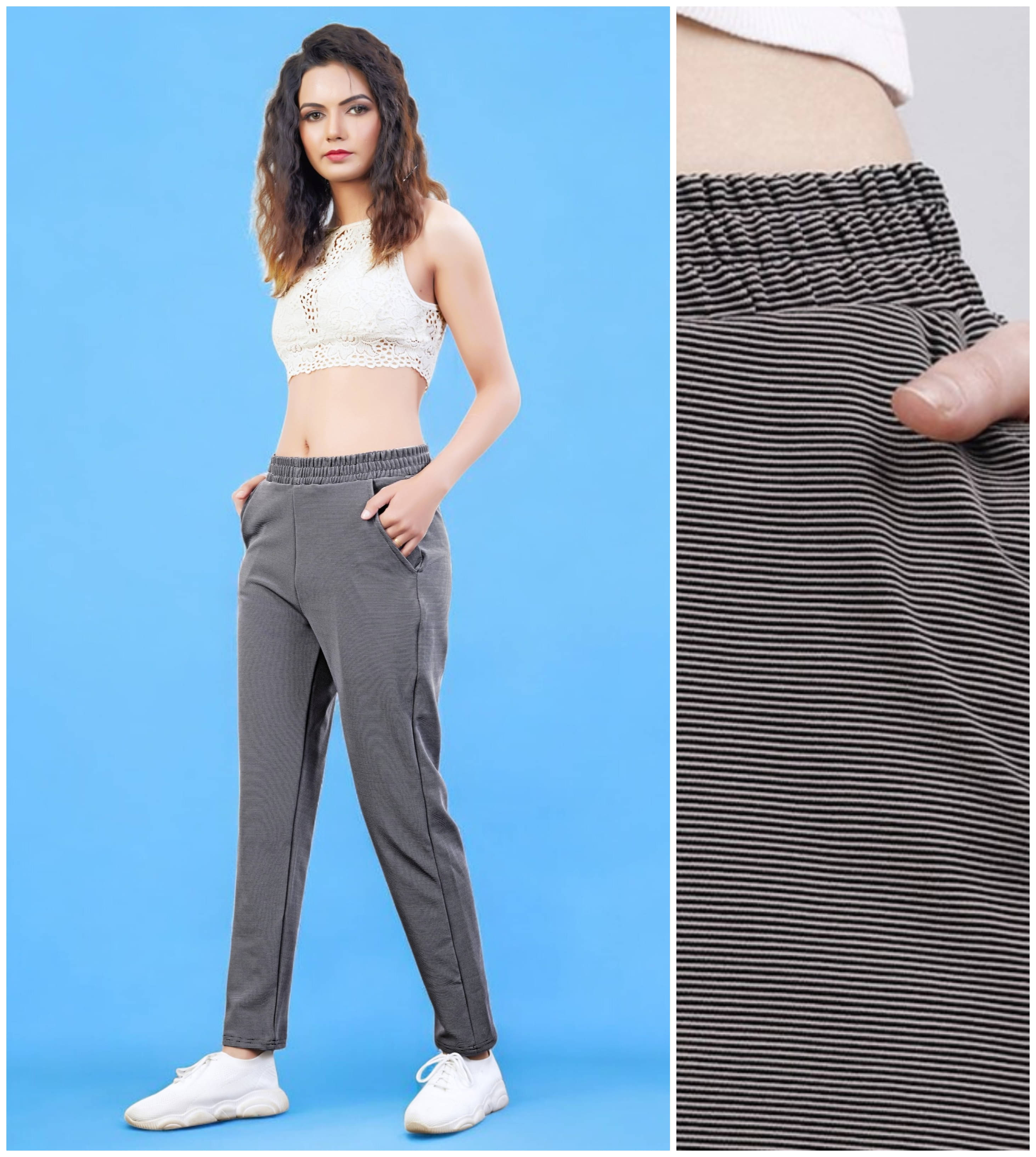     			Leewan Pack of 1 Cotton Straight Women's Joggers ( Light Grey )