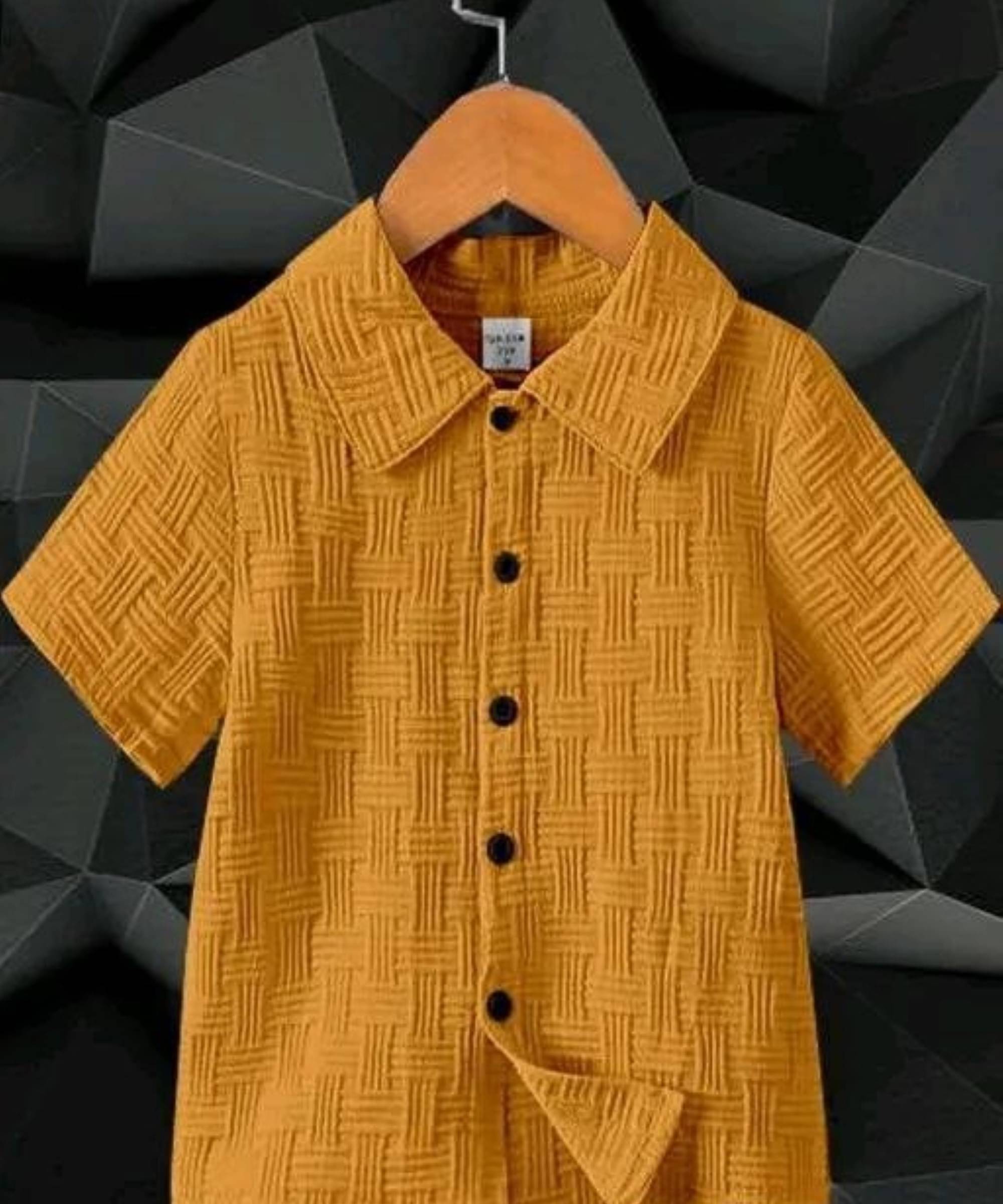     			Lynx ent Pack of 1 Boys 100% Cotton Half Sleeves Shirt ( Orange )