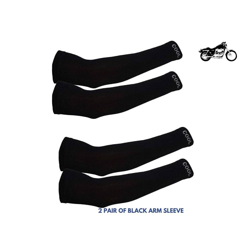 MANSUDH Black Solid Riding Sleeves ( Set of 2 ) MANSUDH Black Solid Riding Sleeves ( Set of 2 )