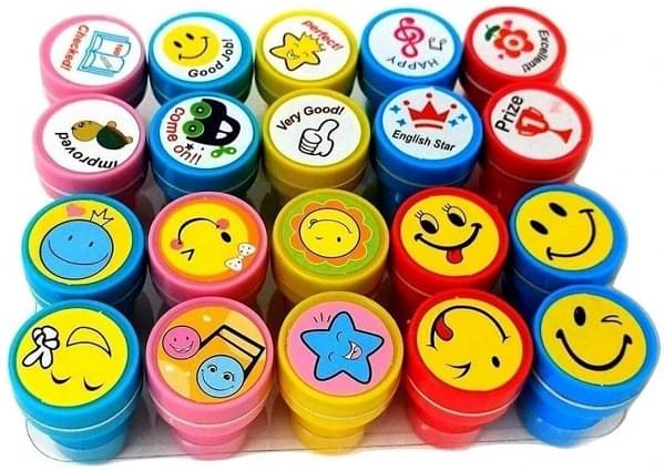 MINDFIT 10Pc Stamps for Kids- Fancy Stationery Items for Girls Boys- Best Return Gifts Cute Reward Stickers for Kids- Stamp (Small, Multi)     			MINDFIT 10Pc Stamps for Kids- Fancy Stationery Items for Girls Boys- Best Return Gifts Cute Reward Stickers for Kids- Stamp (Small, Multi)