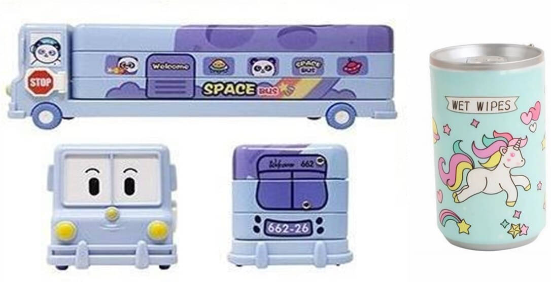 MINDFIT Combo of Blue Wet Wipes & Space Theme Pencil Box Best Birthday Party Favor MINDFIT Combo of Blue Wet Wipes & Space Theme Pencil Box Best Birthday Party Favor