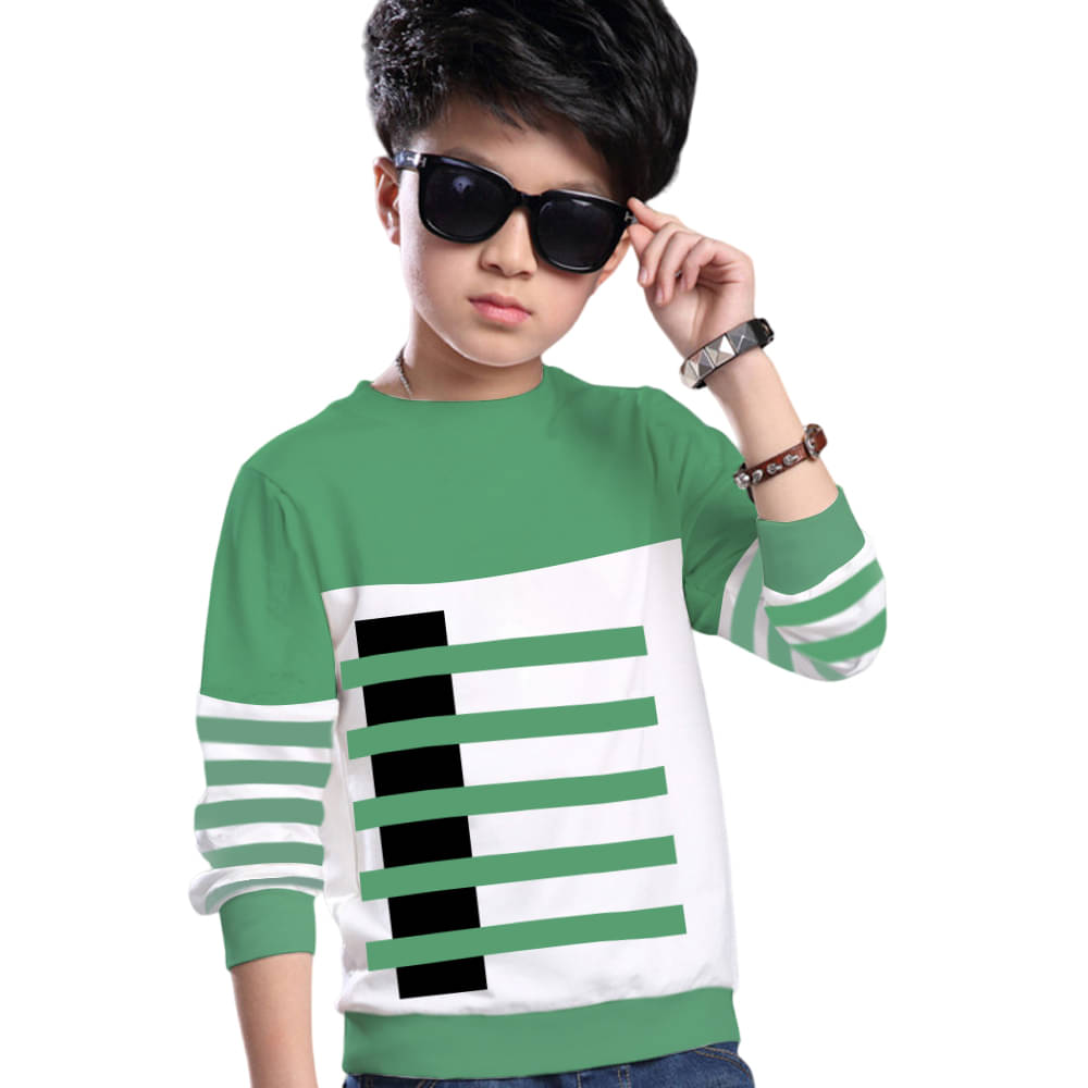     			MYEONN Pack of 1 Boys Cotton T-Shirt ( Apple Green )