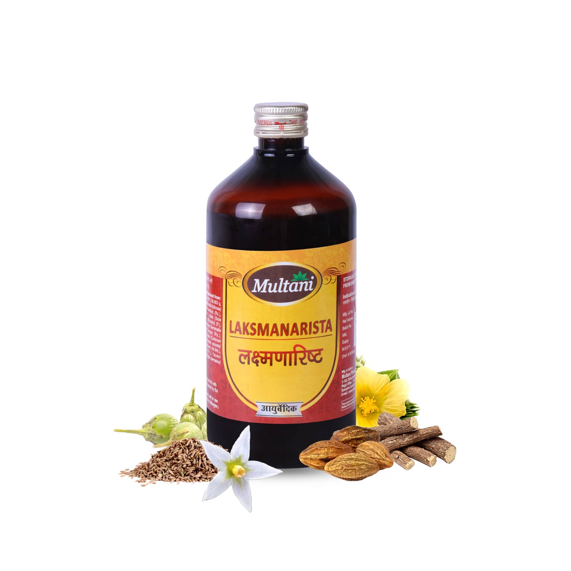     			Multani Ayurvedic Laksmanarista Syrup Beneficial In Delayed & Irregular Periods - 450ml (Pack of 1)
