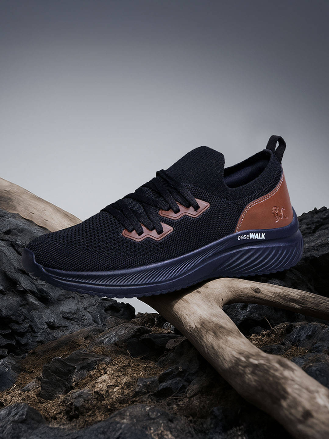 Neemans EASE WALK SNUG Black Men's Lifestyle Shoes Neemans EASE WALK SNUG Black Men's Lifestyle Shoes