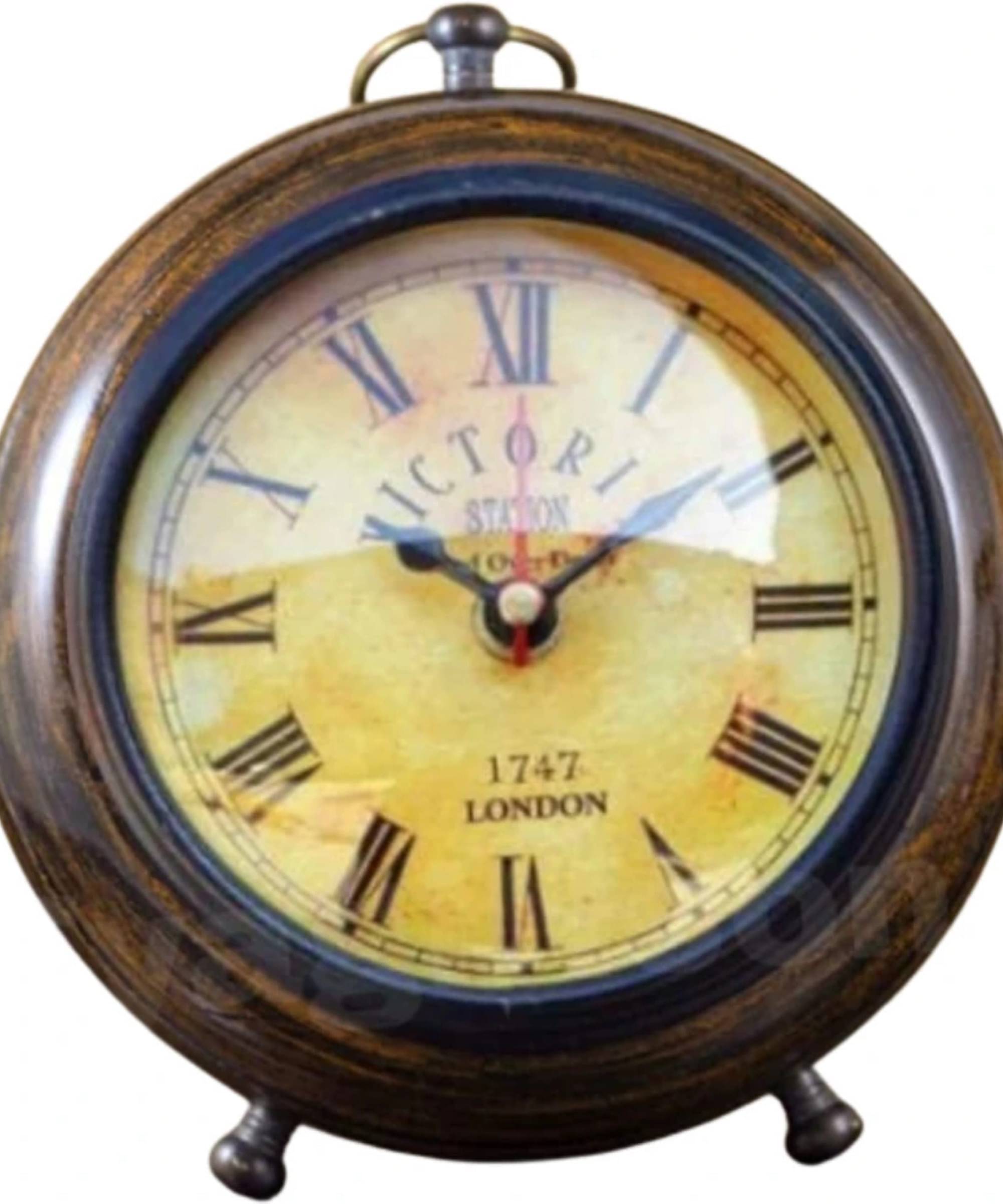     			Neo Classic Analog Wooden Table Clock - Pack of 1