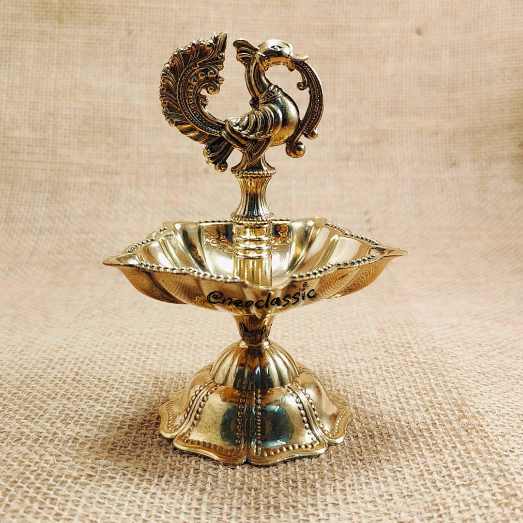     			Neo Classic Brass Table Diya - Pack of 1