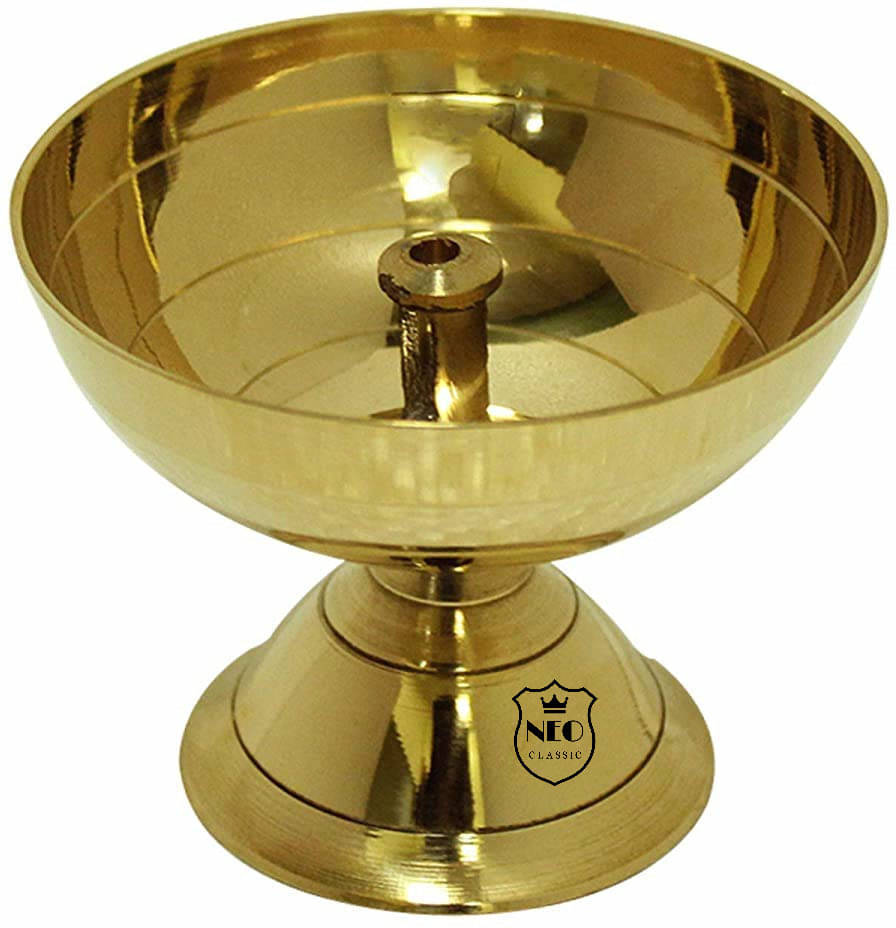     			Neo Classic Brass Table Diya - Pack of 1
