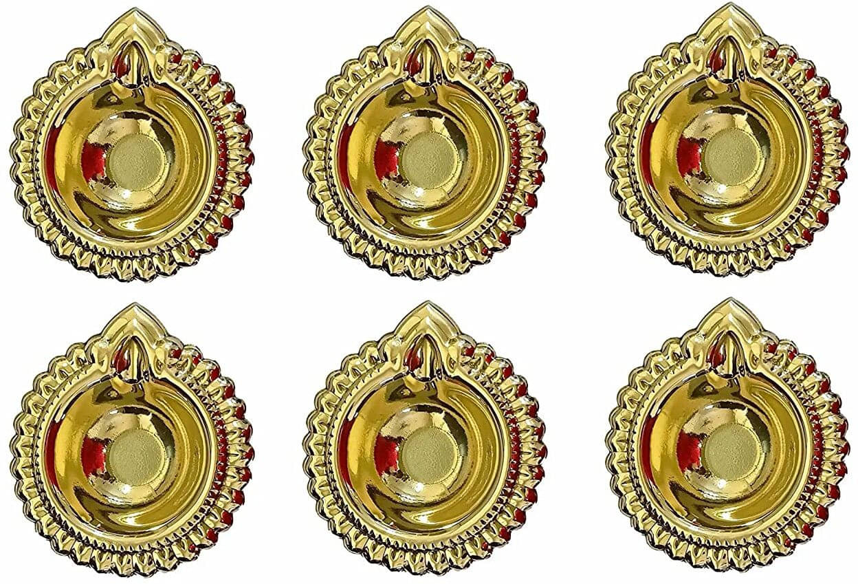     			Neo Classic Brass Table Diya - Pack of 24
