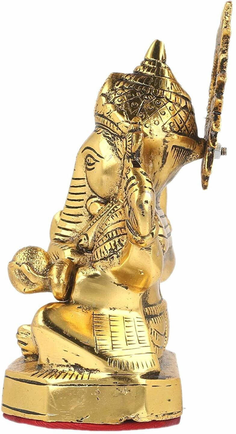     			Neo Classic Ganesh Ji Idol Gold Plated I Decorative Showpiece Decorative Showpiece  -  20 cm (Aluminium, Gold)