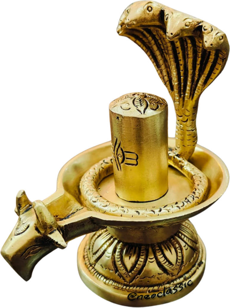 Neo Classic NEO CLASSIC Handcrafted Shivling Statue, Antique Brass Finish, (Shivling Plain) Decorative Showpiece - 11.5 cm (Brass, Gold) Neo Classic NEO CLASSIC Handcrafted Shivling Statue, Antique Brass Finish, (Shivling Plain) Decorative Showpiece - 11.5 cm (Brass, Gold)