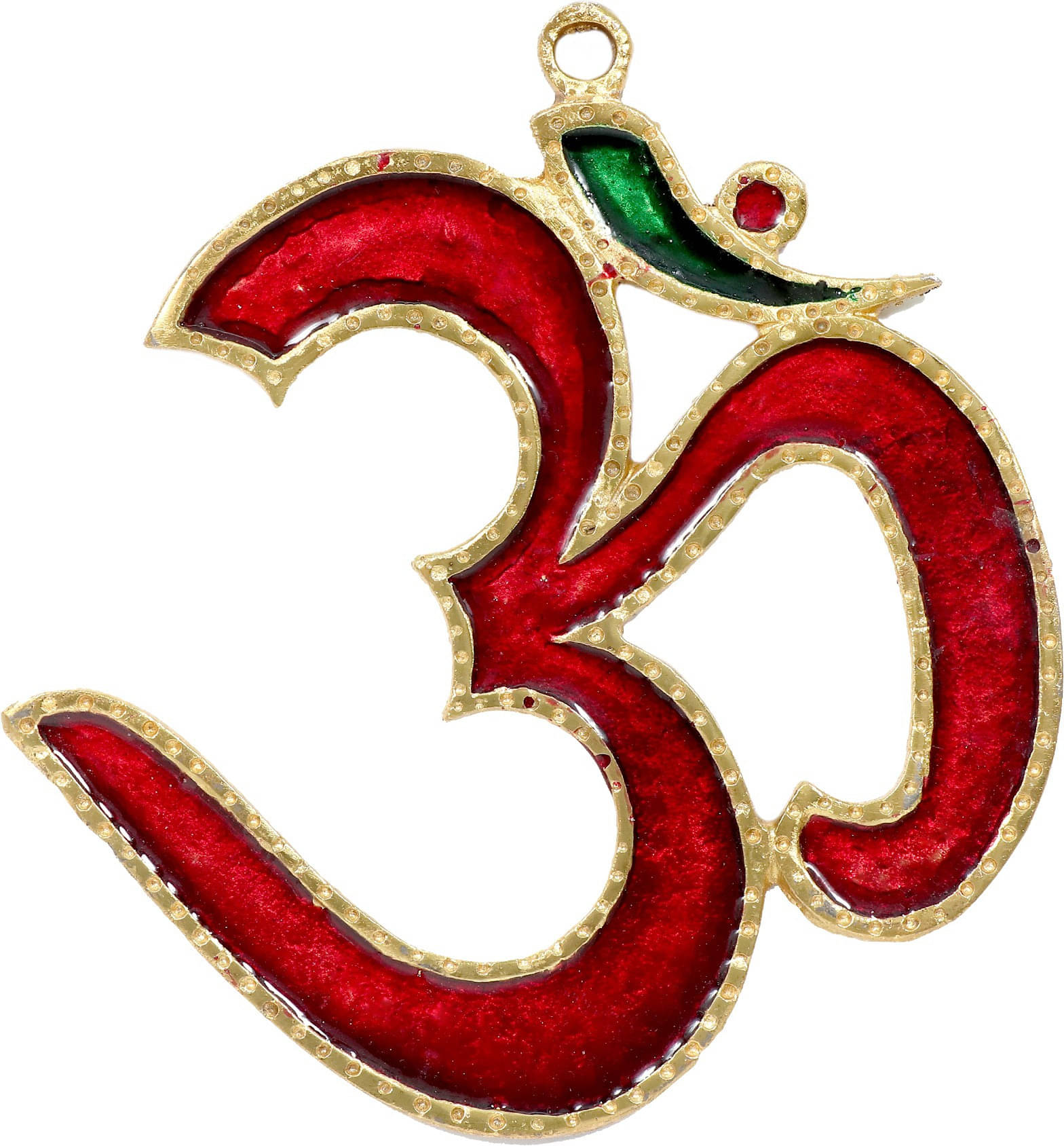     			Neo Classic Om Sign Statue I OM Wall Hanging Sculpture I Vastu, Goodluck, Pooja Idols Decorative Showpiece  -  16.5 cm (Aluminium, Multicolor)