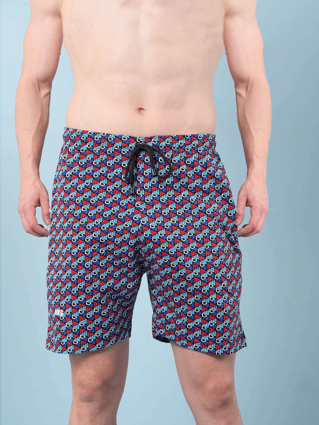     			RKG Multicolor 1 Cotton Blend Men's Shorts ( Pack of 1 )