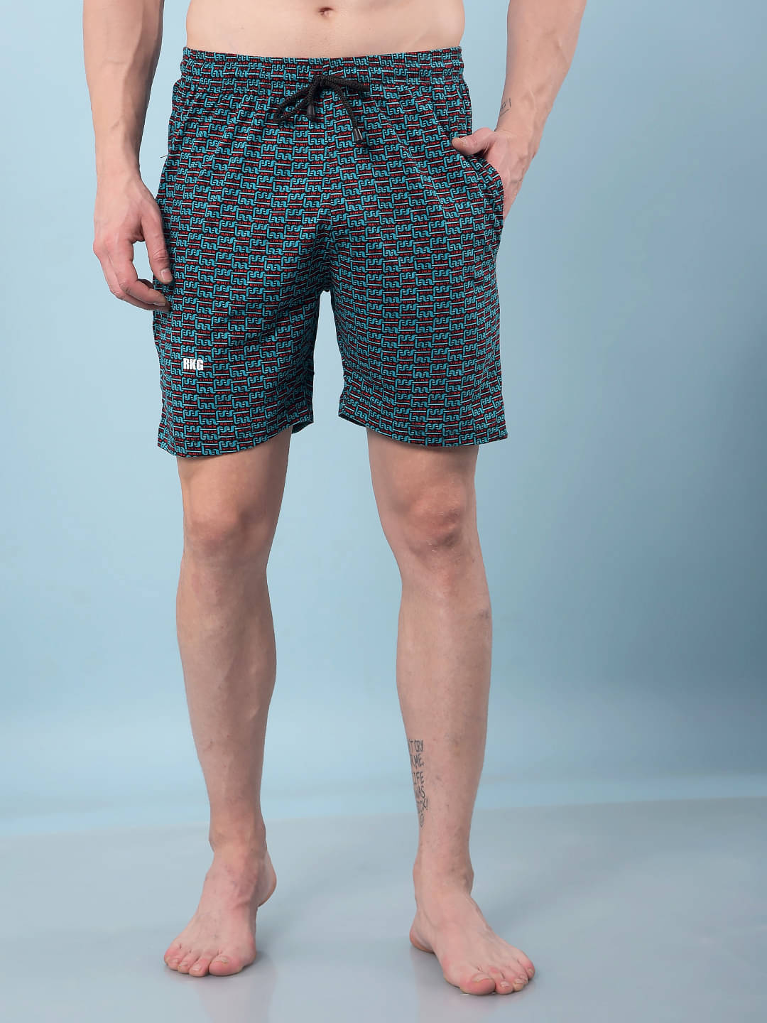 RKG Multicolor 3 Cotton Blend Men's Shorts ( Pack of 1 ) RKG Multicolor 3 Cotton Blend Men's Shorts ( Pack of 1 )