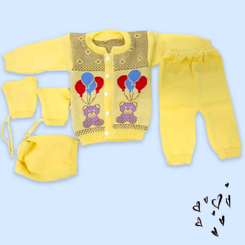    			Shakubhar Pack of 1 Unisex for Baby Woollen Sweater ( Yellow )