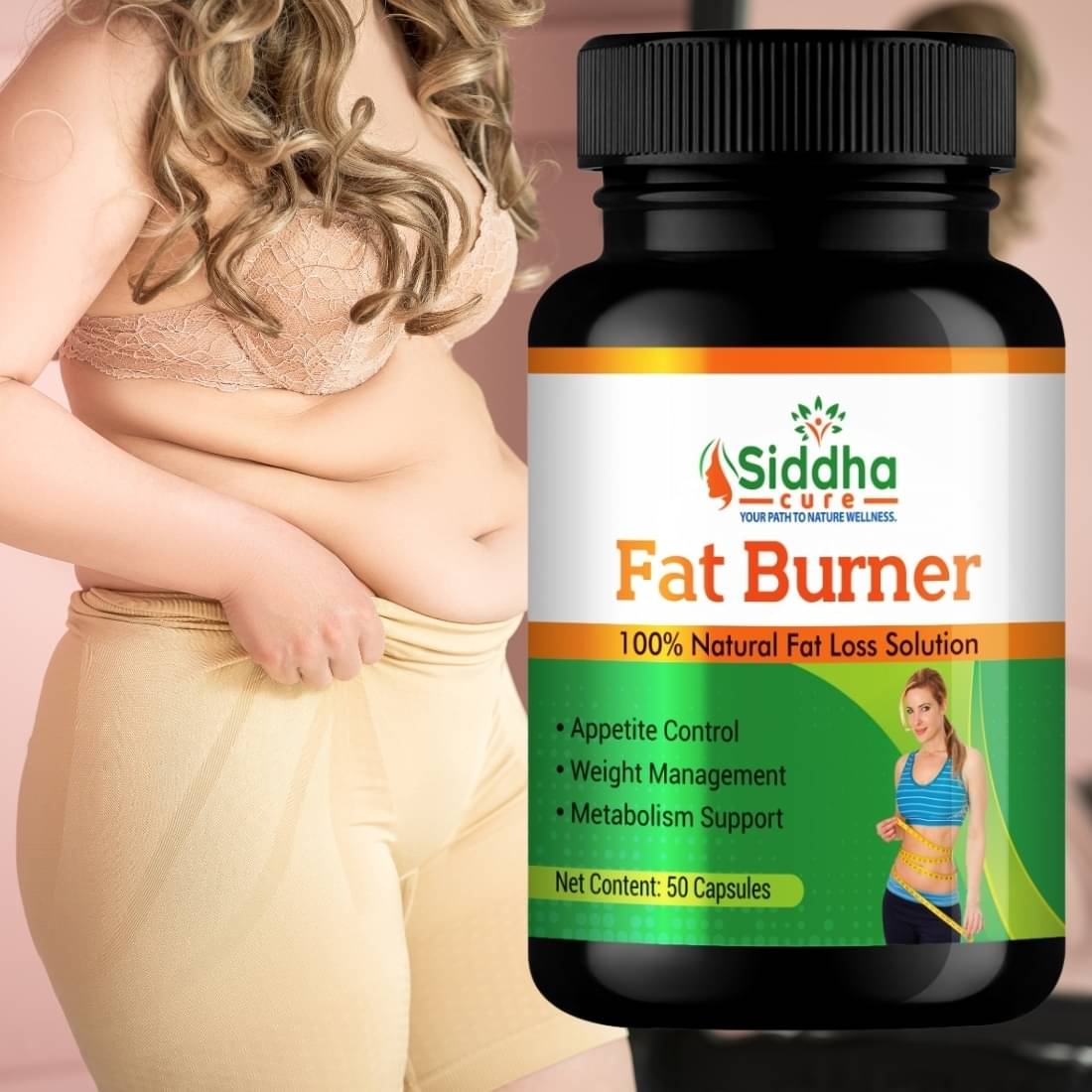     			Siddha cure Capsules For Weight Loss ( Pack of 1 )